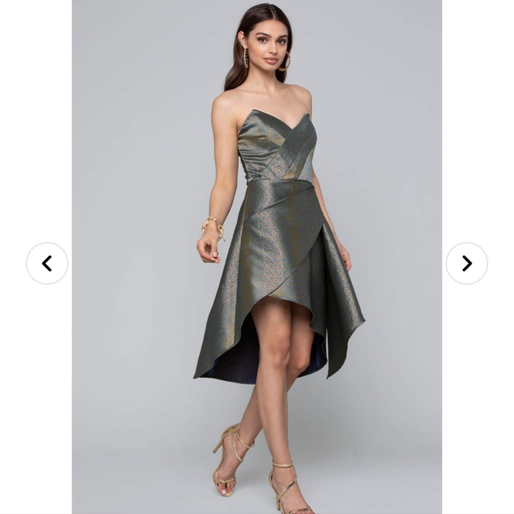 Bebe Asymmetrical Wrap Dress winter holiday Size 4